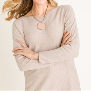 # NWT Chico's XXL Light Taupe Sweater